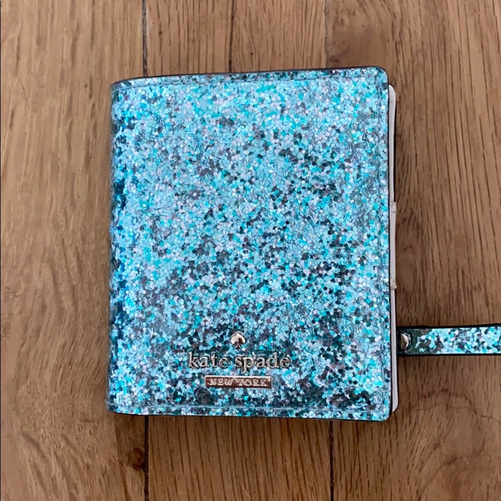 Glitter blue Kate spade wallet